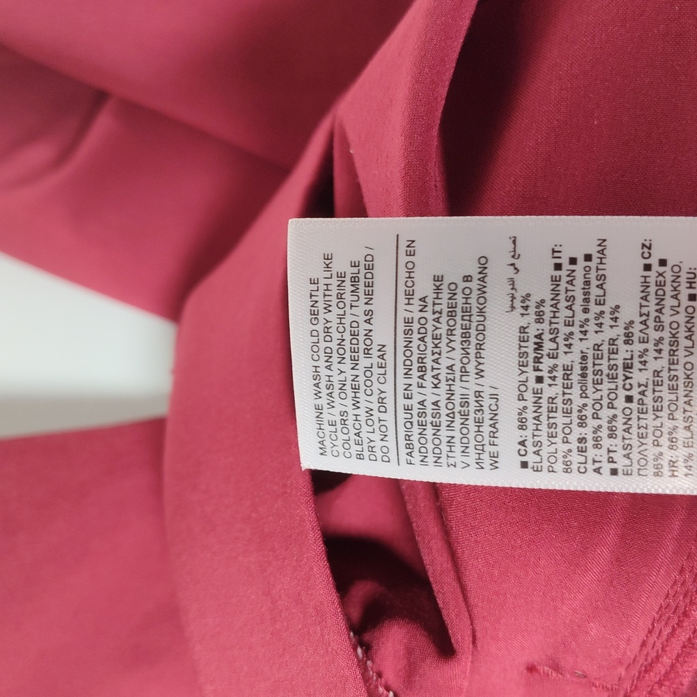 Athleta Brooklyn Heights High Rise Pants in Red Coffeeberry 4 - Picture 11 of 12
